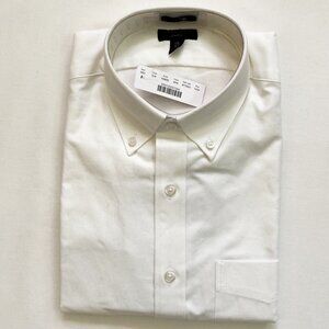 J. Crew Ludlow Pima cotton slim white oxford dress shirt (NWT)